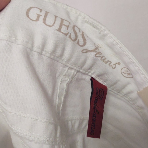 Guess Daredevil Skinny white destroyed jea… - Picture 15 of 16